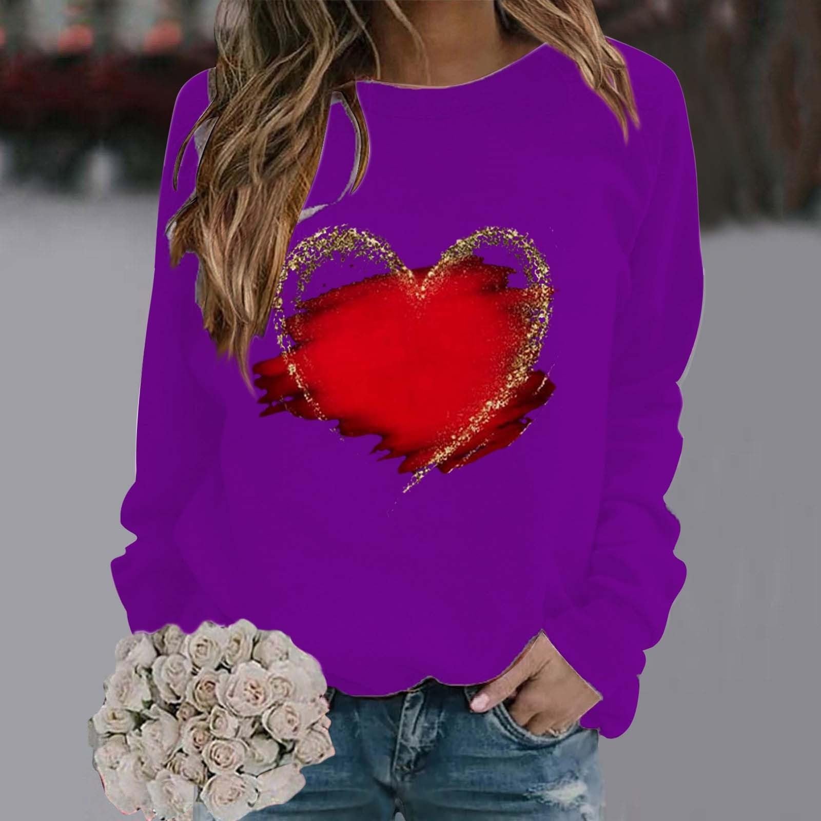 Женский Свитшот Generisch Блестящие Топы Женская Рубашка с длинными рукавами Классические Топы с принтом букв Большие Размеры 58 Рубашка с длинными рукавами, фото №3