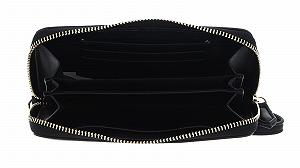 Кошелек Valentino Coney Zip Around Nero synthetic.ua - Фото 1