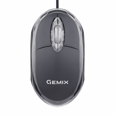 Мышка Gemix GM105 USB black GM105Bk, фото №1 Мышка Gemix GM105 USB black GM105Bk, фото №1