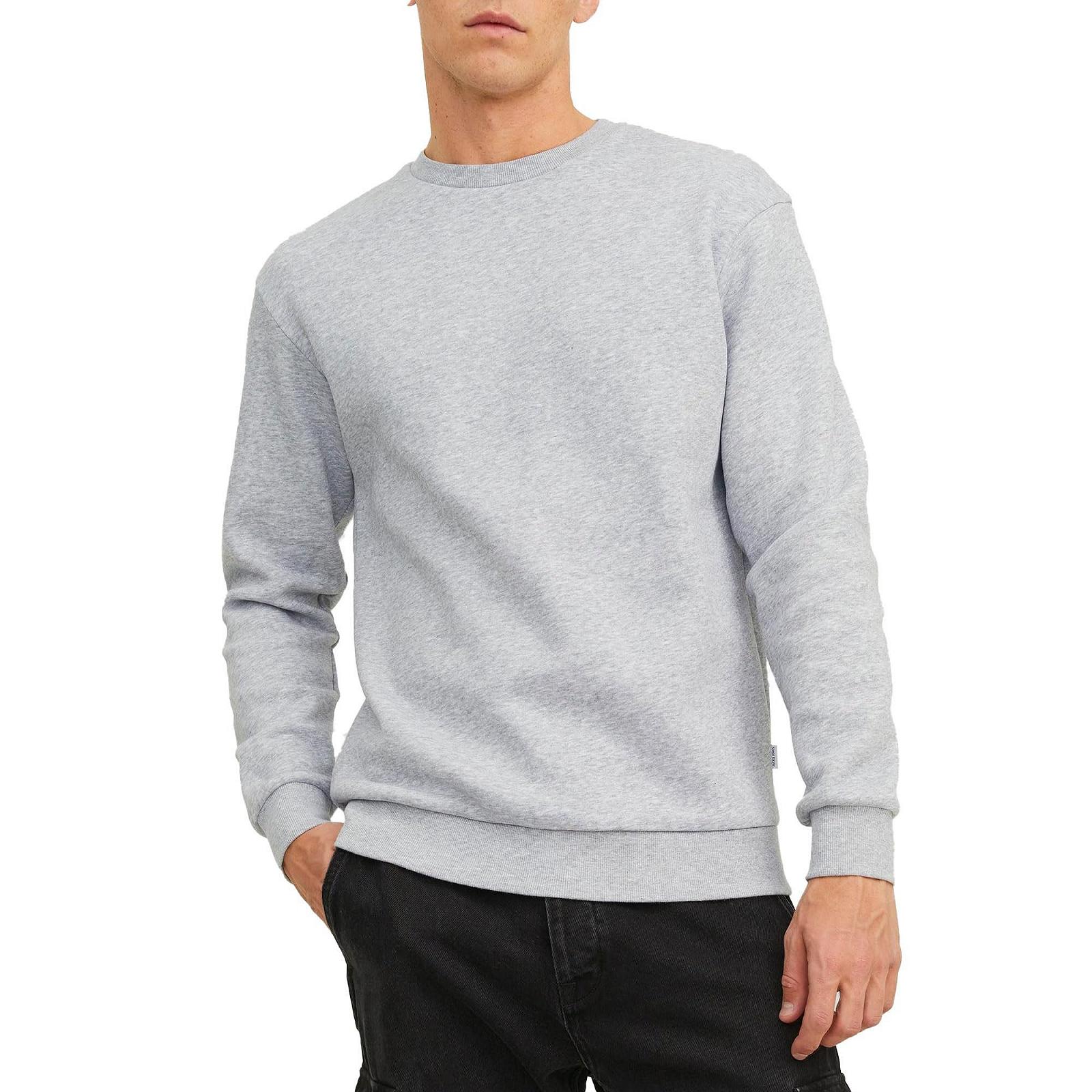Чоловічий світшот JACK & JONES Однотонний світшот, фото №1