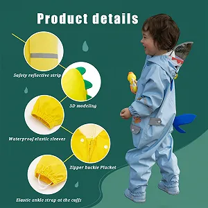 Суцільний дощовик Doladola для хлопчиків synthetic.ua - Фото 1