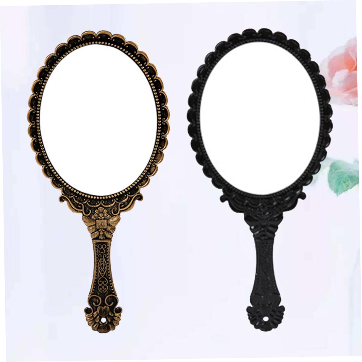 Ручне дзеркало Angoily Schminkspiegel Griffspiegel Handspiegel 4 шт. Шаблон, фото №6 Ручне дзеркало Angoily Schminkspiegel Griffspiegel Handspiegel 4 шт. Шаблон, фото №6