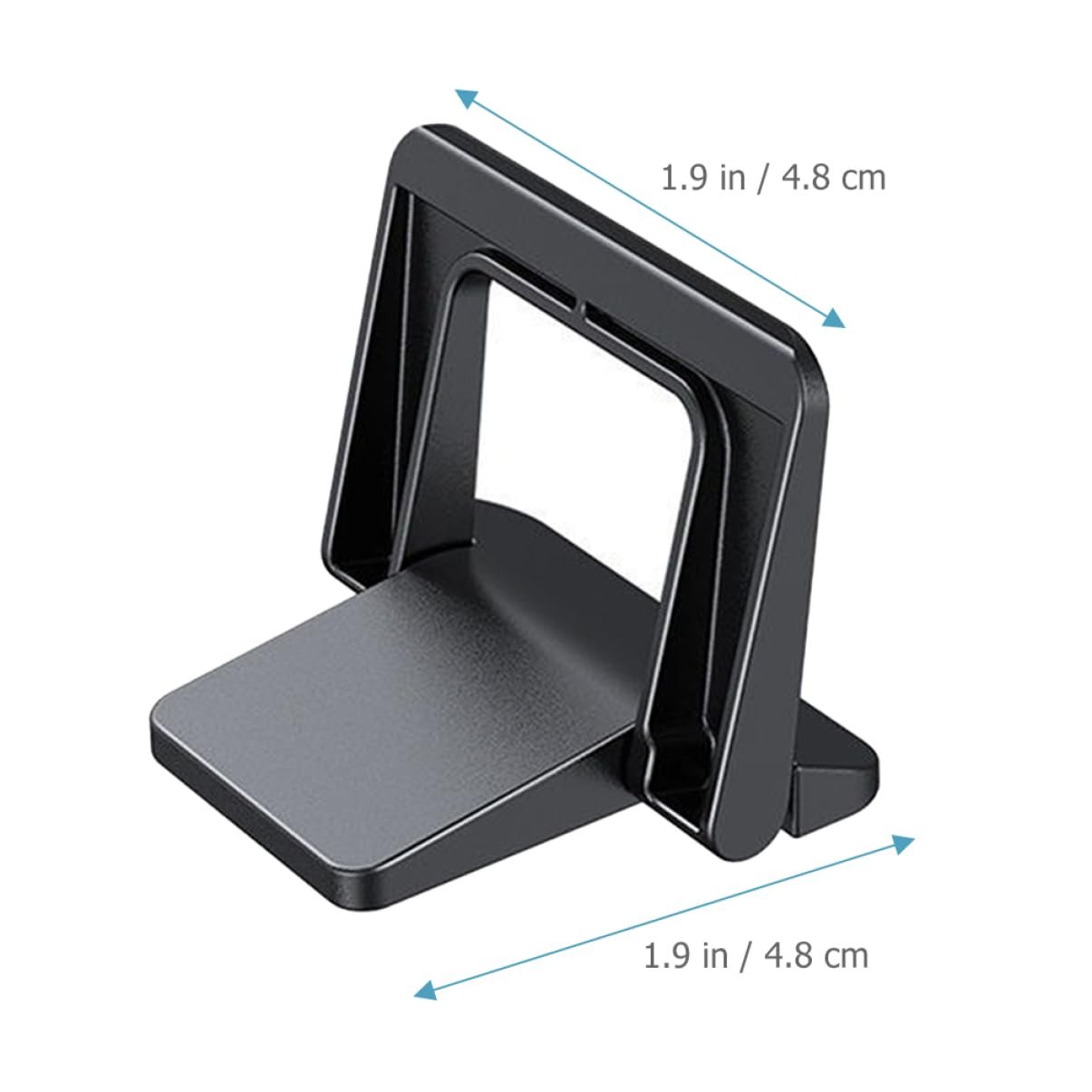 Підставка для ноутбука складана, пара, ергономічна, з функцією охолодження, стабільна, чорна, фото №9