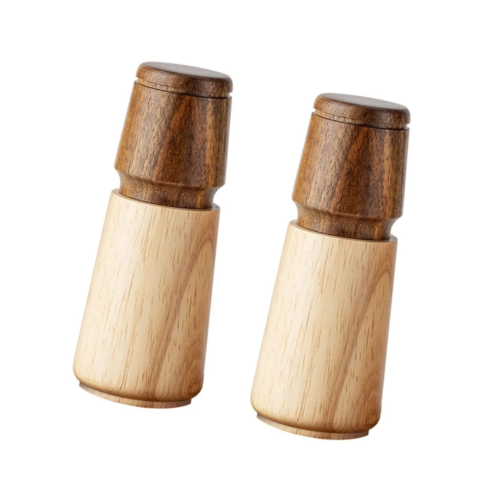 Млин для спецій Дерев'яний ручний, міцний млин для солі та перцю з регульованим помелом, фото №5