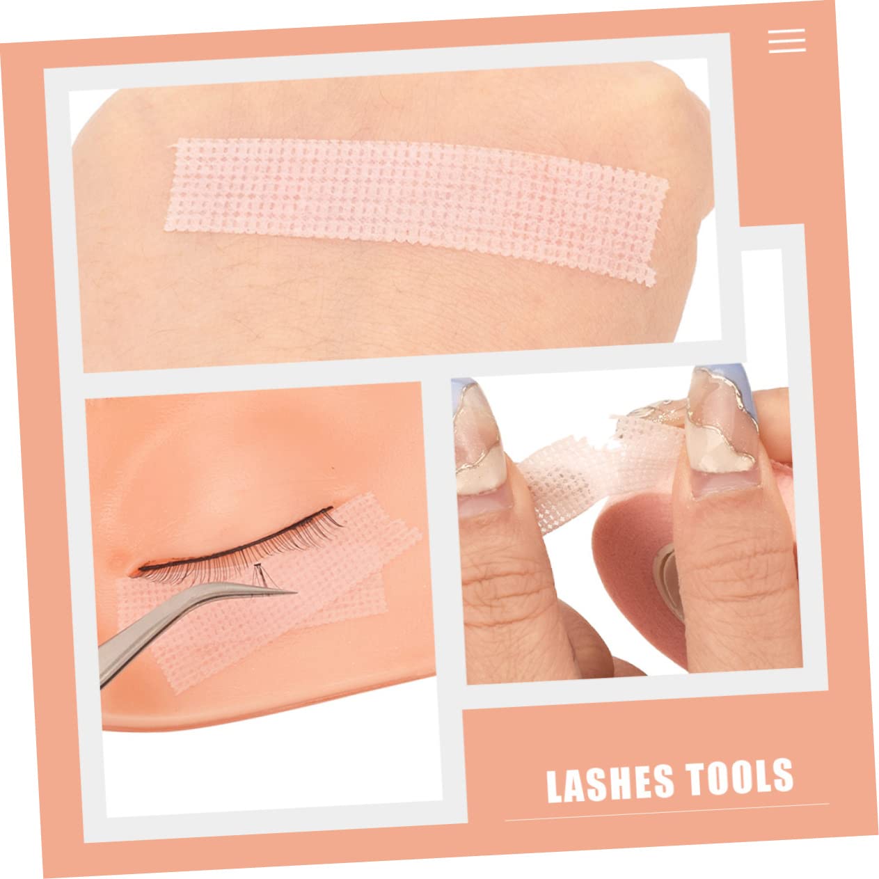 Пластырь Angoily 120 шт для наращивания ресниц розовый, фото №5 Пластырь Angoily 120 шт для наращивания ресниц розовый, фото №5