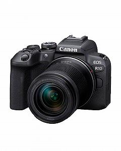 Беззеркальная камера Canon EOS R10 + Объектив RF-S 18-150 mm F4.5-6.3 is STM (Гибридная камера, обновление DSLR, 15 кадров/с, видео 4K, система автофокусировки Dual Pixel CMOS AF II, WLAN) Черный - Фото 1