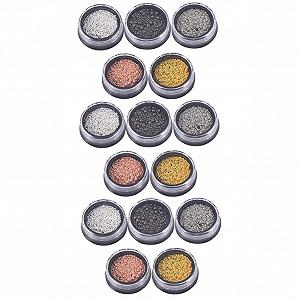 Металлические бусины для маникюра Healvian, 15 шт. - Фото 1