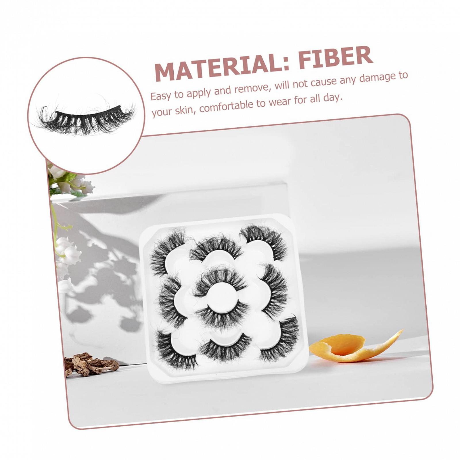 Накладні вії Angoily 10 Пар 3D Довгі Чорні, фото №5