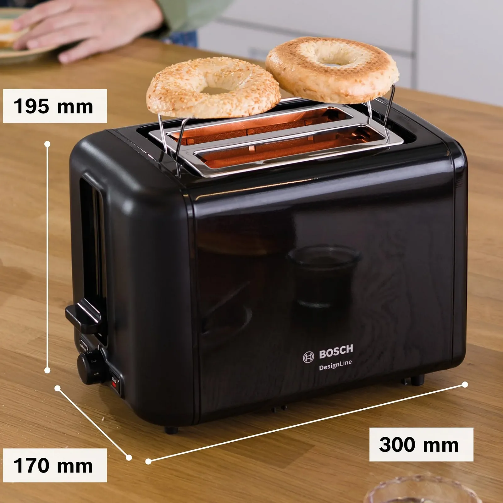 Тостер Bosch DesignLine Compact, фото №3