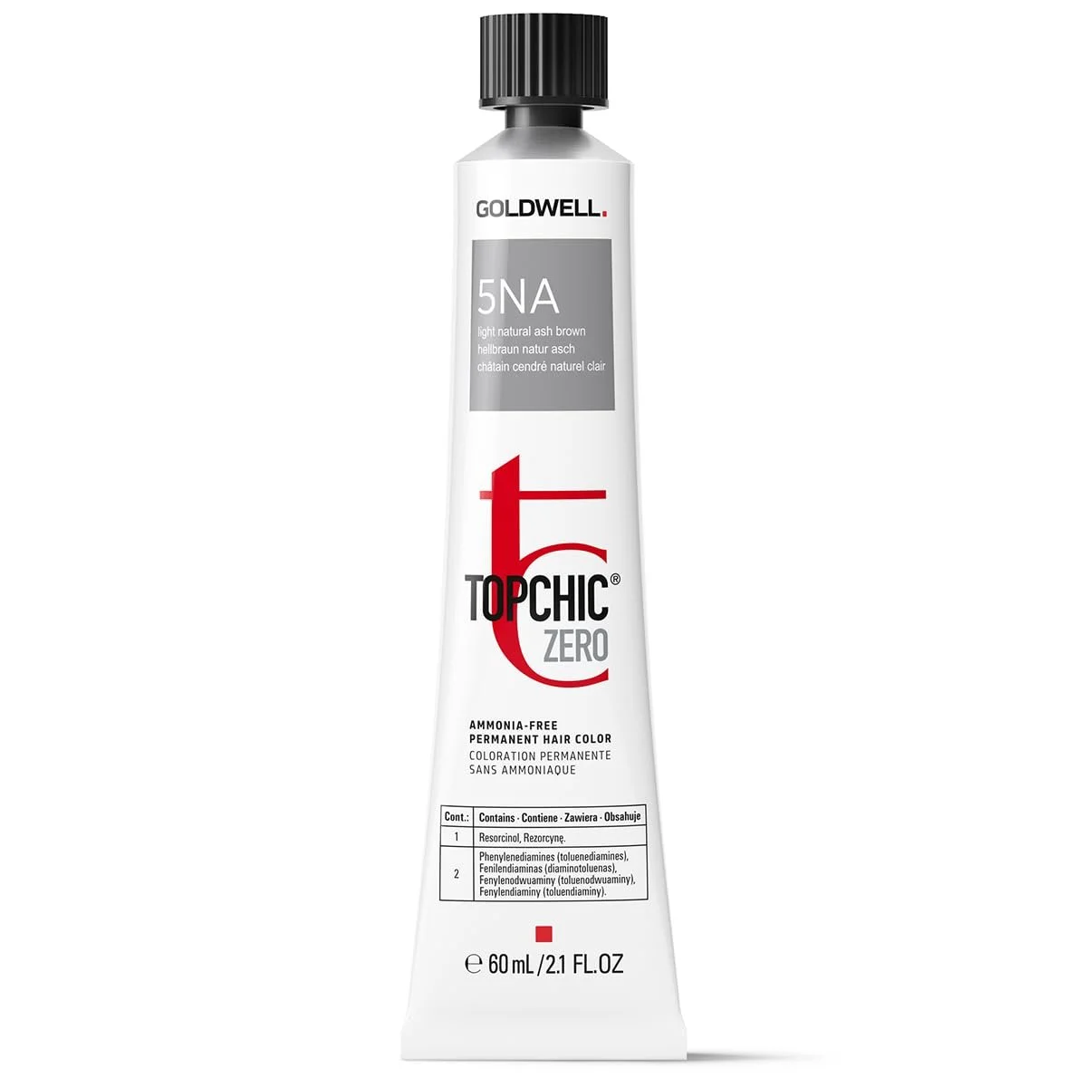 Краска для волос Goldwell Topchic Zero 5NA 60 мл, фото №1 Краска для волос Goldwell Topchic Zero 5NA 60 мл, фото №1