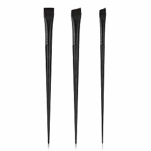 Набор кистей для подводки Fine Angled Brush Precision Eyebrow Thin Makeup Brush Gel Eyeliner Pack of 3 - Фото 1