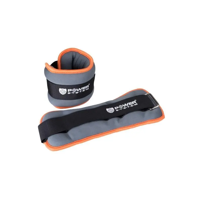 Отягощения для ног фиксированные Power System пара PS 4045 0.5 kg Черно-оранжевый (PS-4045_Grey), фото №1 Отягощения для ног фиксированные Power System пара PS 4045 0.5 kg Черно-оранжевый (PS-4045_Grey), фото №1