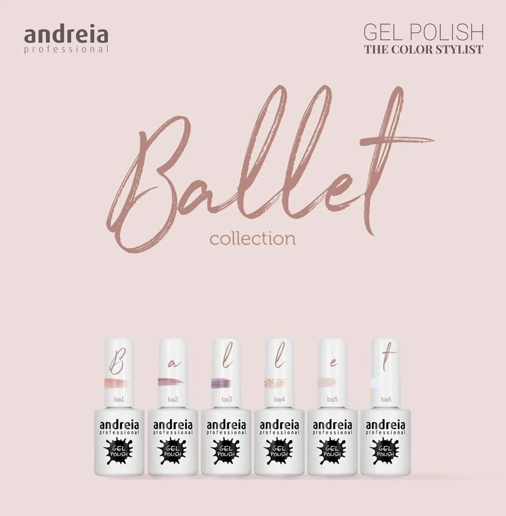 Гель-лак Andreia Professional BA4 Розовый Глиттер Коричневые Оттенки 10.5 мл, фото №5 Гель-лак Andreia Professional BA4 Розовый Глиттер Коричневые Оттенки 10.5 мл, фото №5