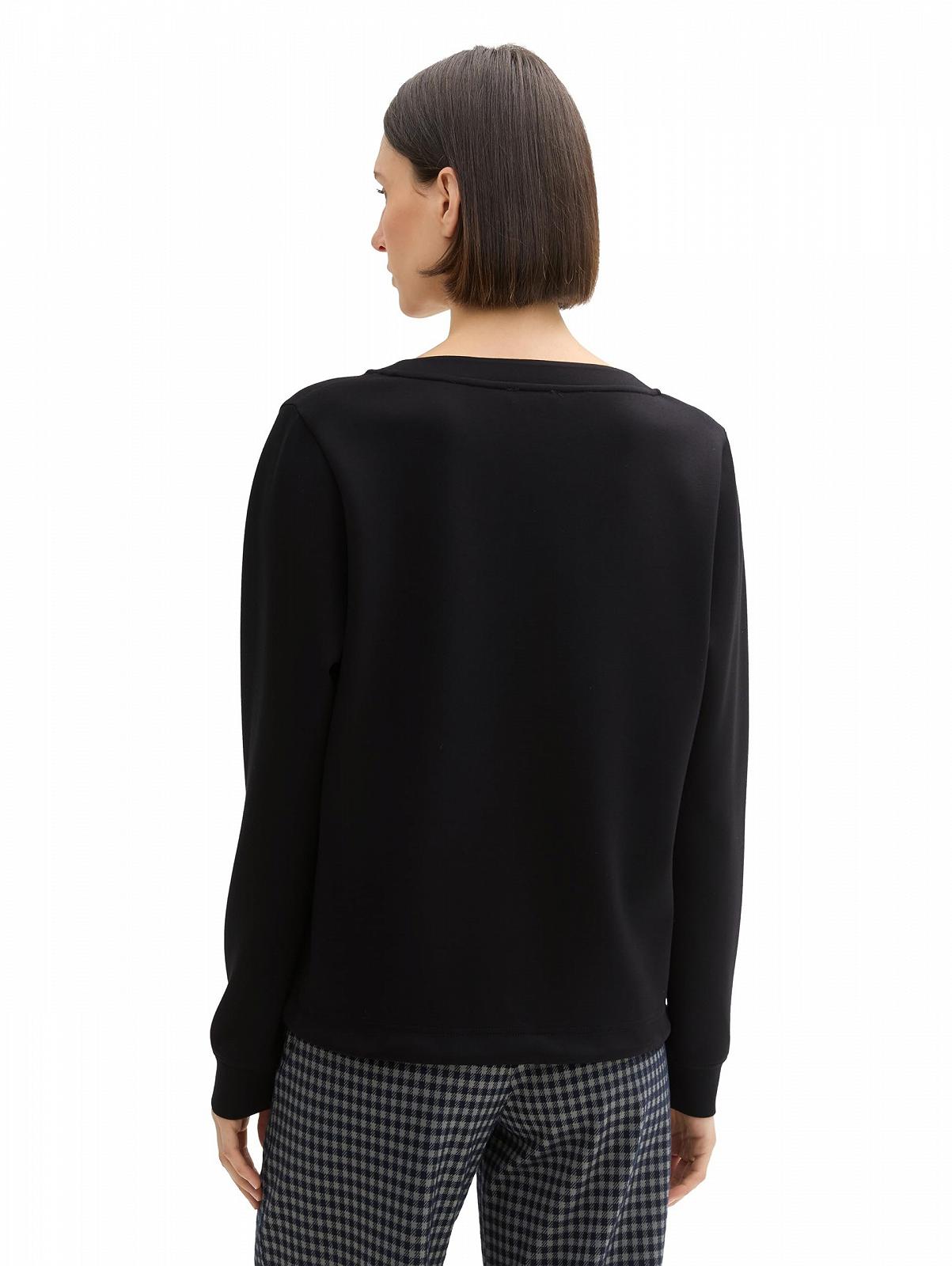 Женский свитшот TOM TAILOR с V-образным вырезом, фото №3