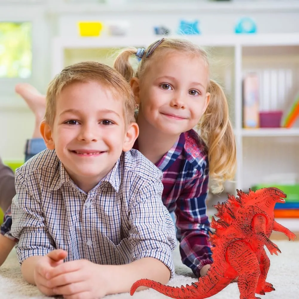 Фігурка Godzill The King of the Monster з рухомими шарнірами настільна PVC Червоний, фото №8