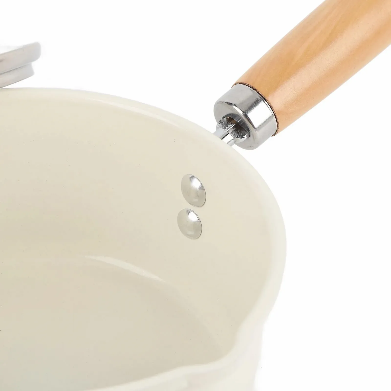 Ковш Pssopp антипригарный для одной порции с деревянной ручкой, фото №9