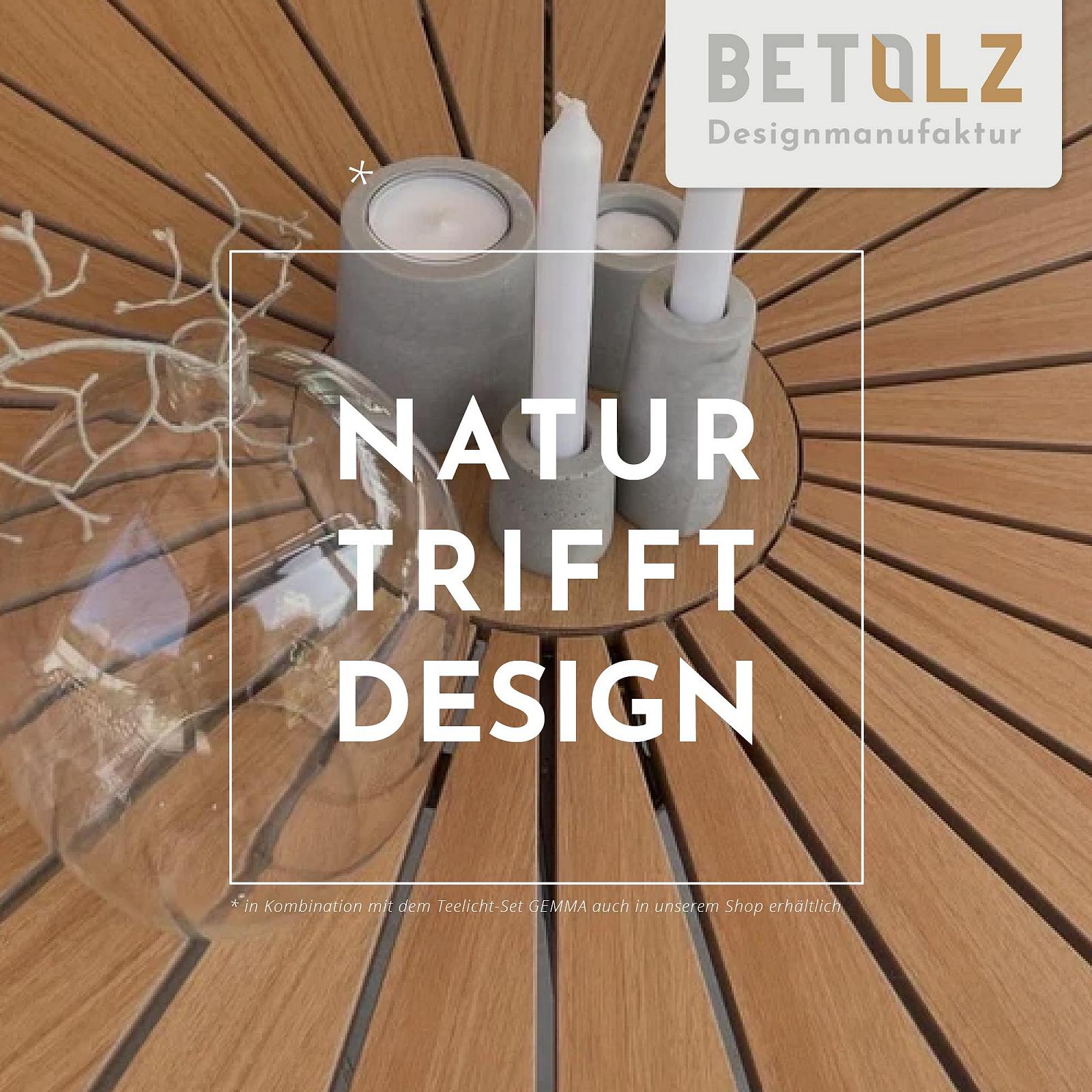 Подсвечник BETOLZ Stella Design Из бетона Набор из 2 шт. , фото №5