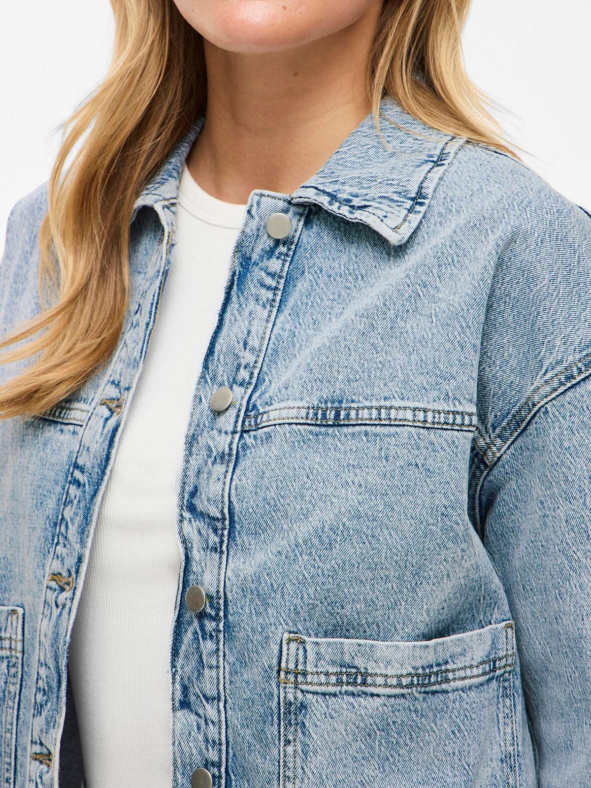 Джинсовая куртка Vila Vijaf L/S Denim Jacket Noos, фото №7