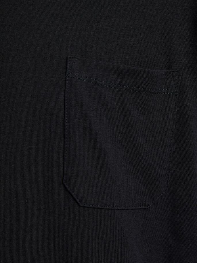 Футболка з довгими рукавами JORBRINK TEE LS CREW NECK 12186183  Jack&Jones Чорний L, фото №4