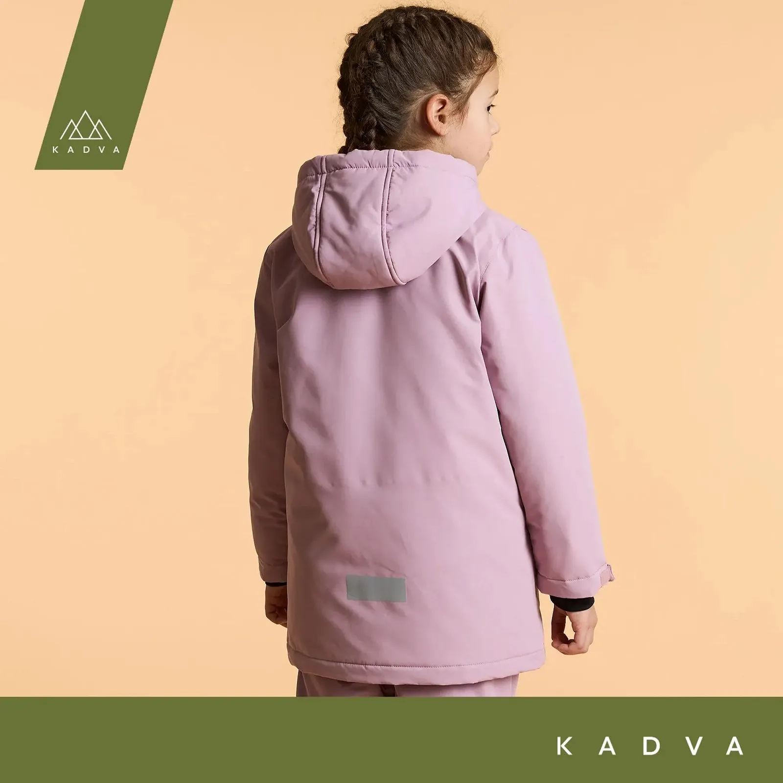 Лижна куртка KADVA SKIRO JR з капюшоном, водонепроникна, вітрозахисна, кишені на блискавці, регульовані манжети на липучках, з відбивачами, фото №12