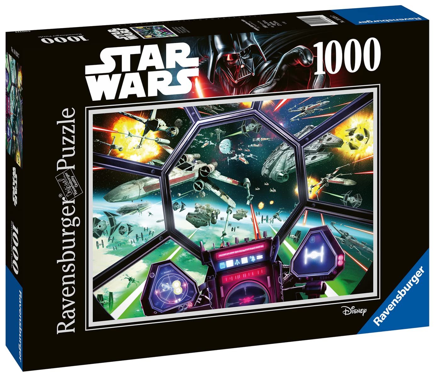 Пазл Ravensburger Star Wars TIE Fighter Cockpit 1000 деталей 2D, фото №4 Пазл Ravensburger Star Wars TIE Fighter Cockpit 1000 деталей 2D, фото №4
