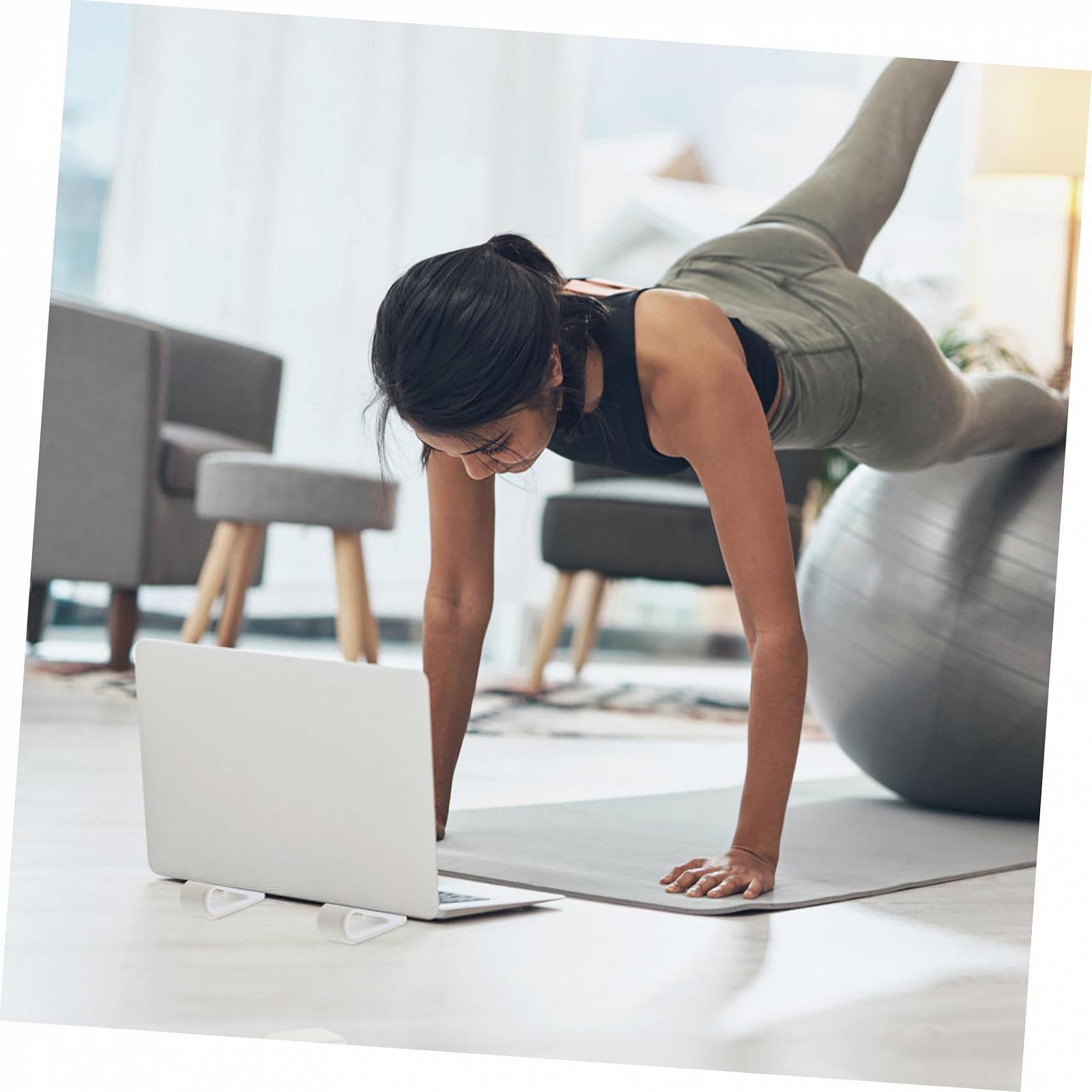 Підставка для ноутбука регульована по висоті портативна охолоджуюча 2 шт, фото №7