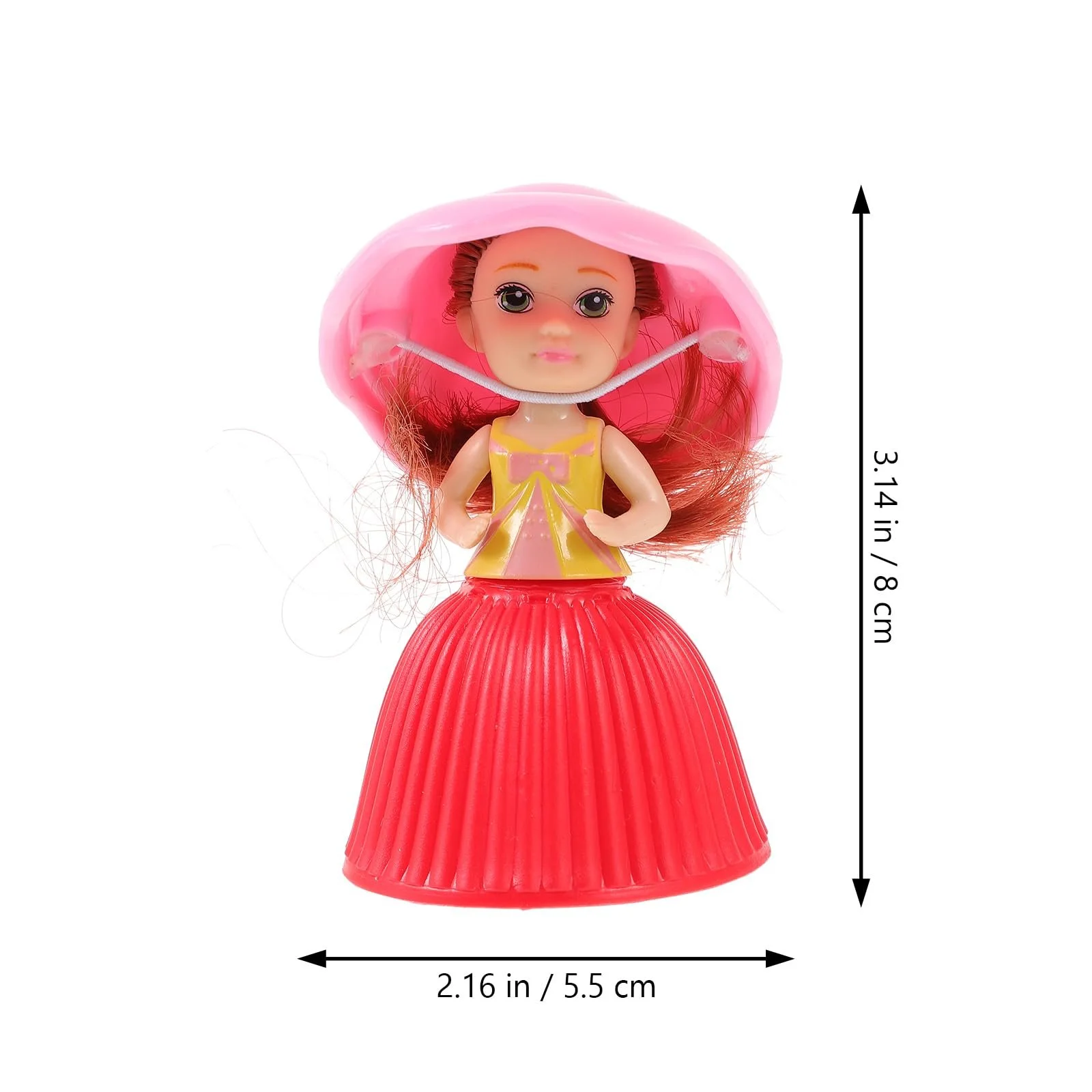 Лялька Toyvian Міні Ляльки Принцеси для Дівчаток Іграшка-кекс, 6 шт, фото №2