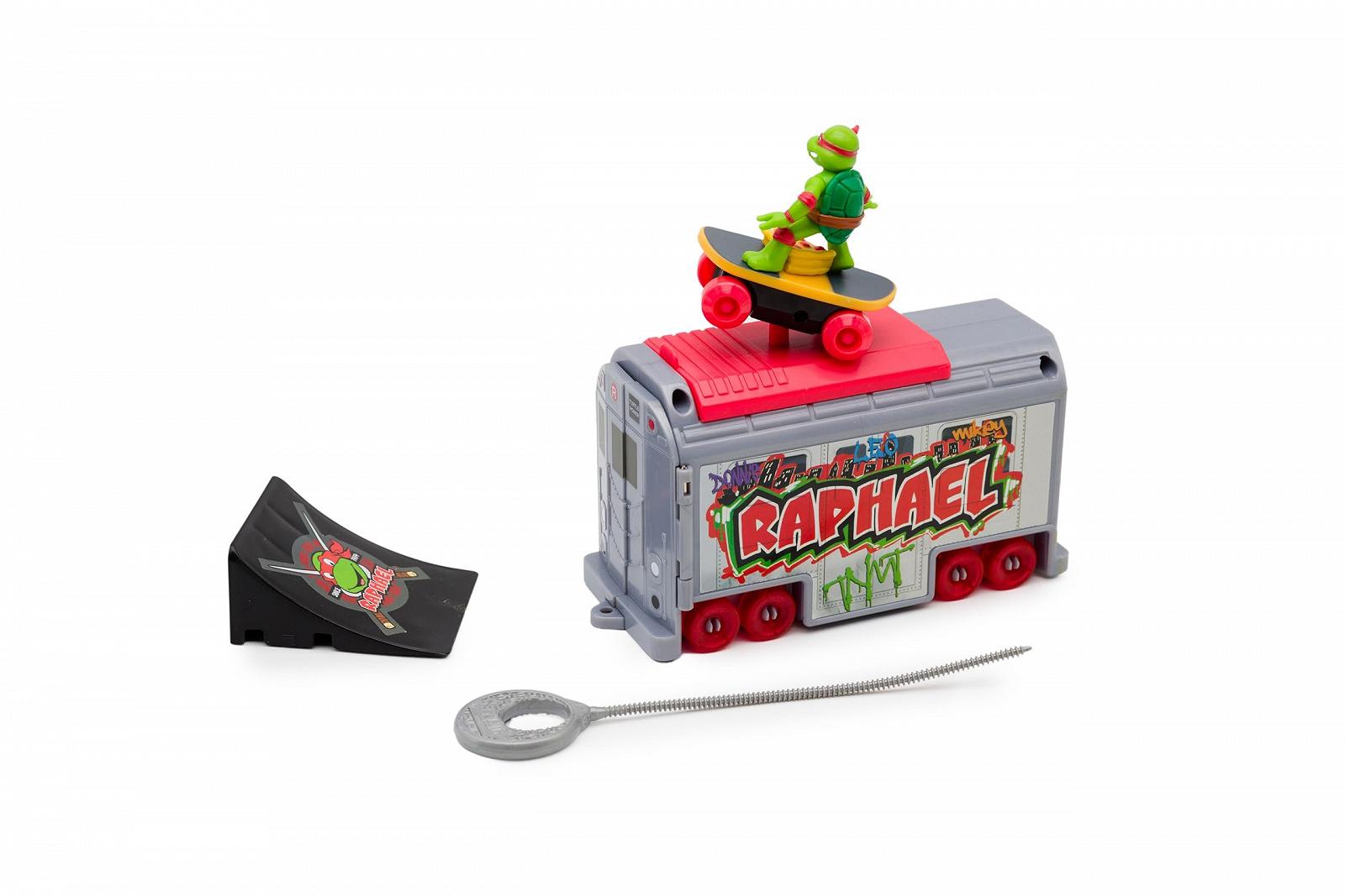 Фигурка Черепашки-ниндзя Рафаэль Switch Kick Subway Launcher TMNT Classic Edition, фото №5