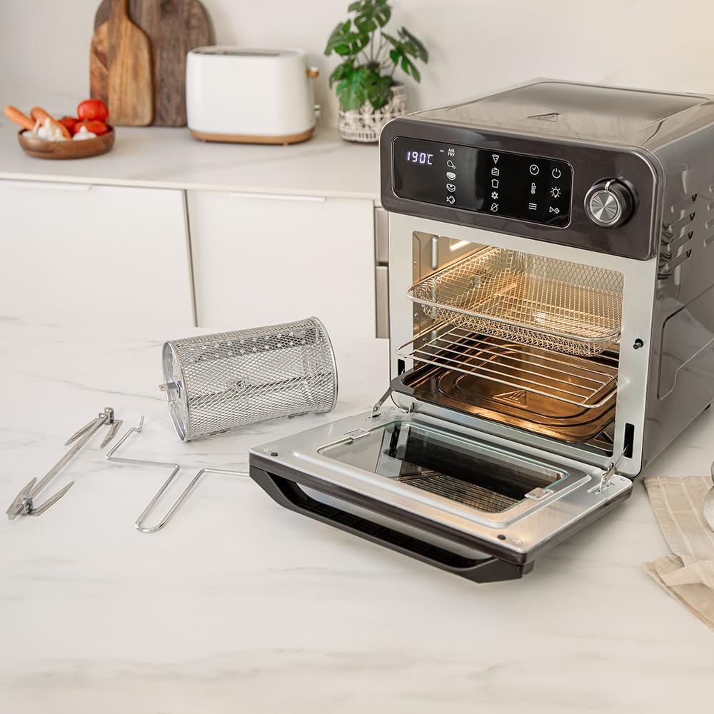 Печь-мультипечь Cecotec Bake&Fry 1500 Touch 15 л 1700 Вт из нержавеющей стали, фото №9 Печь-мультипечь Cecotec Bake&Fry 1500 Touch 15 л 1700 Вт из нержавеющей стали, фото №9