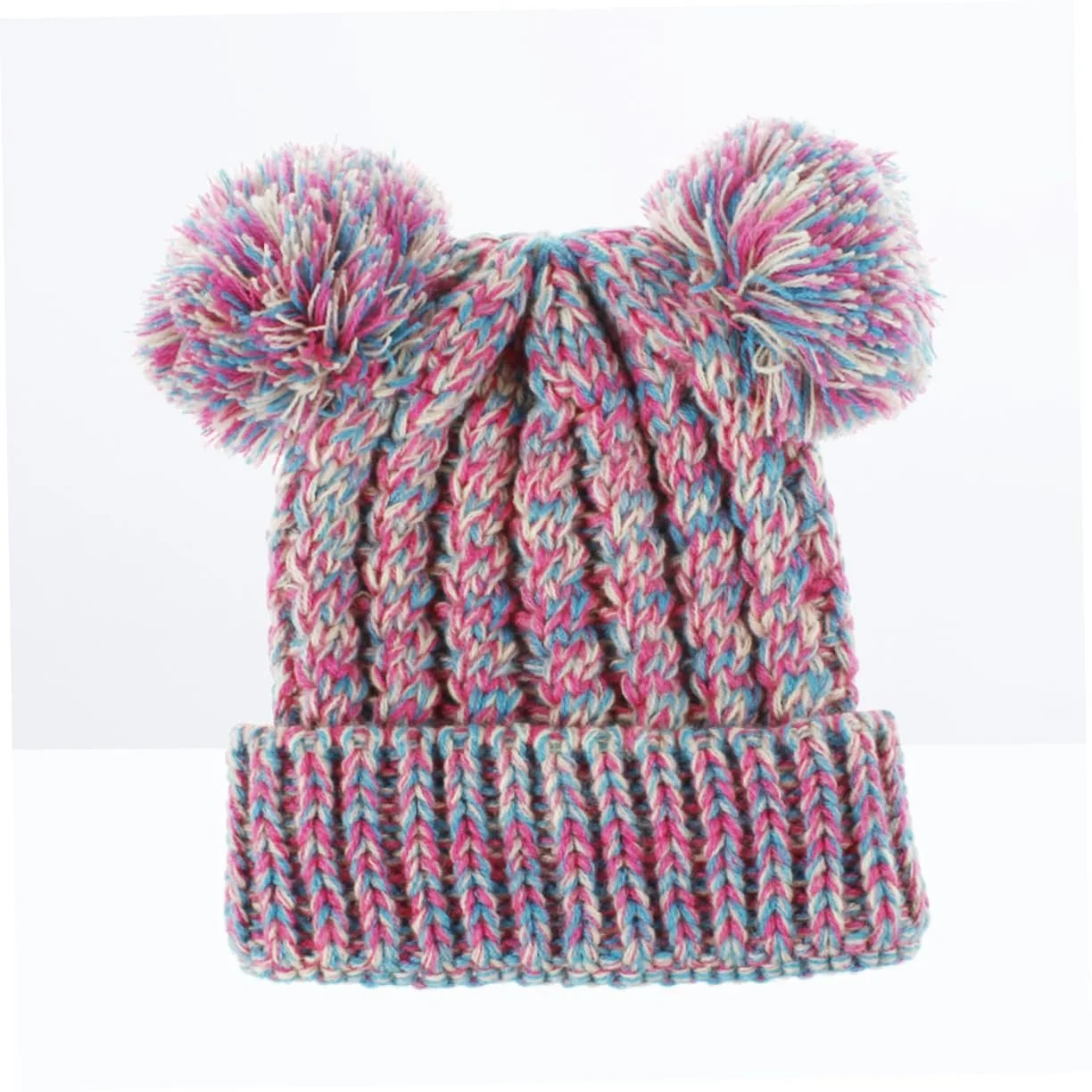 Вязана шапка CALLARON з помпоном для дівчинки, фото №3 Вязана шапка CALLARON з помпоном для дівчинки, фото №3