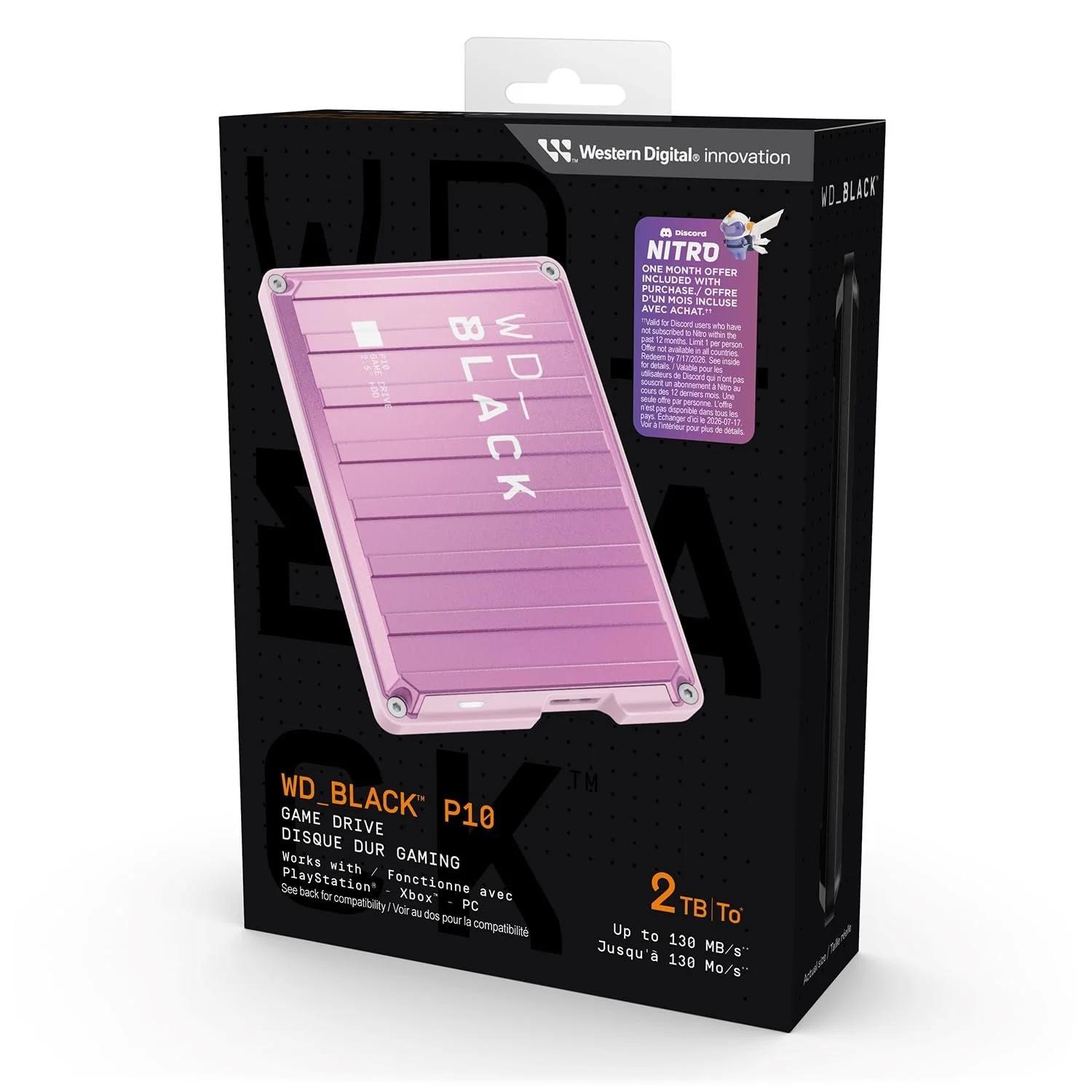 Внешний жесткий диск WD_BLACK P10 Game Drive 2 ТБ Розовый, фото №6
