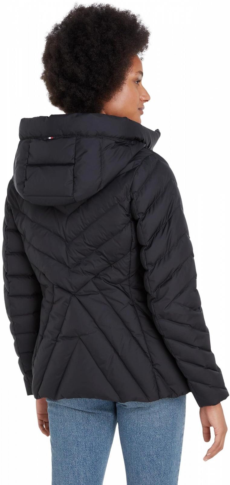 Куртка пухова Tommy Hilfiger Жіноча з капюшоном, фото №2