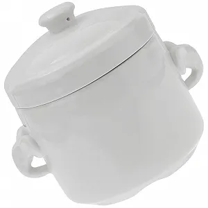 Кастрюля для тушения Cabilock Керамическая с крышкой Мультифункциональная - Фото 1