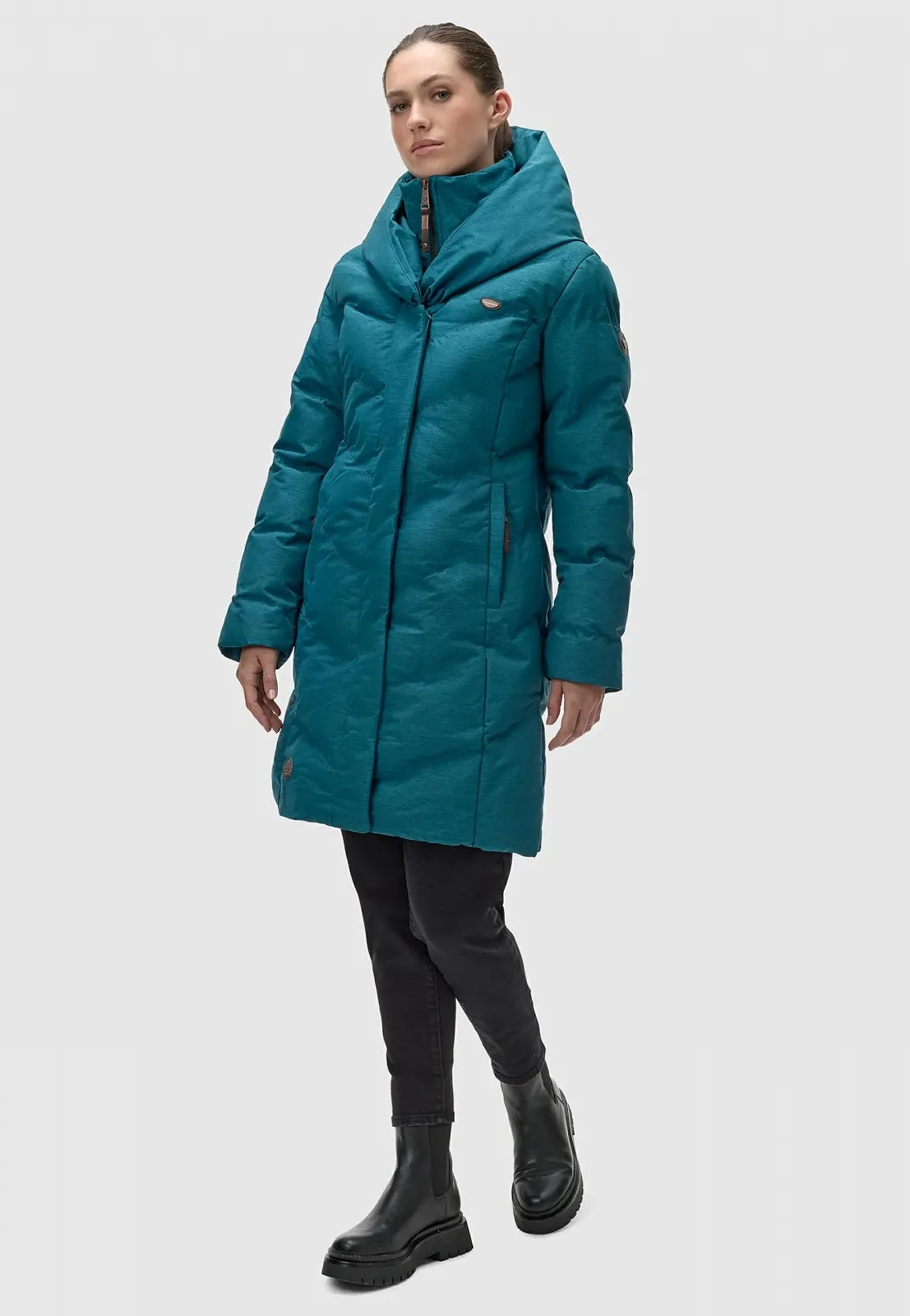 Пальто Ragwear Natalka Melange Intl Женское Теплое Зимнее, фото №9