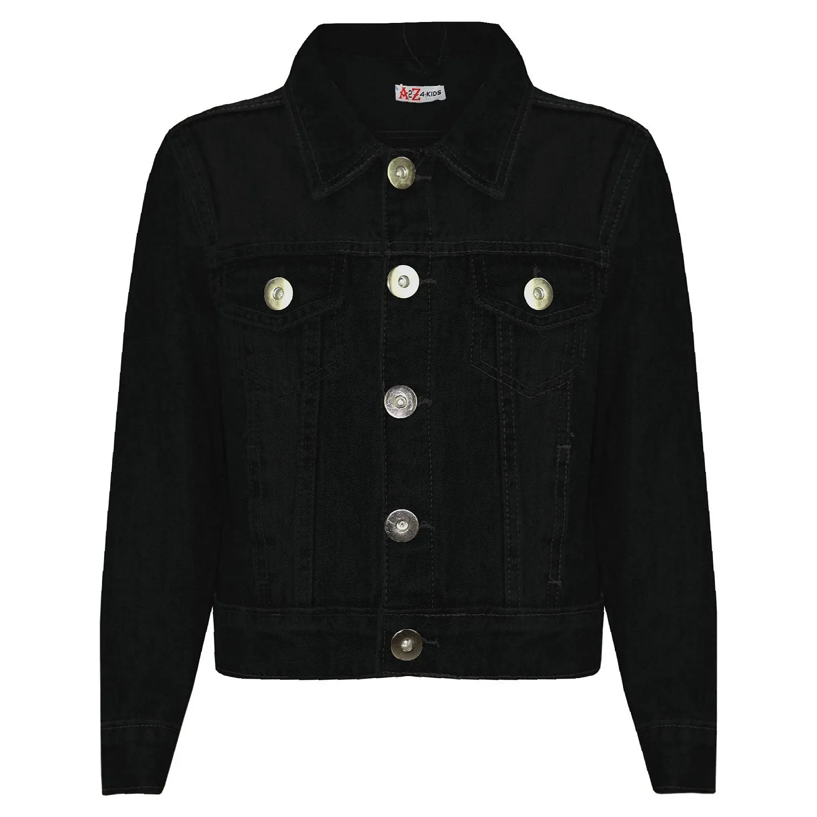 Джинсовая куртка A2Z 4 Kids Стильная, модная, на пуговицах, повседневная, для мальчиков, фото №2 Джинсовая куртка A2Z 4 Kids Стильная, модная, на пуговицах, повседневная, для мальчиков, фото №2