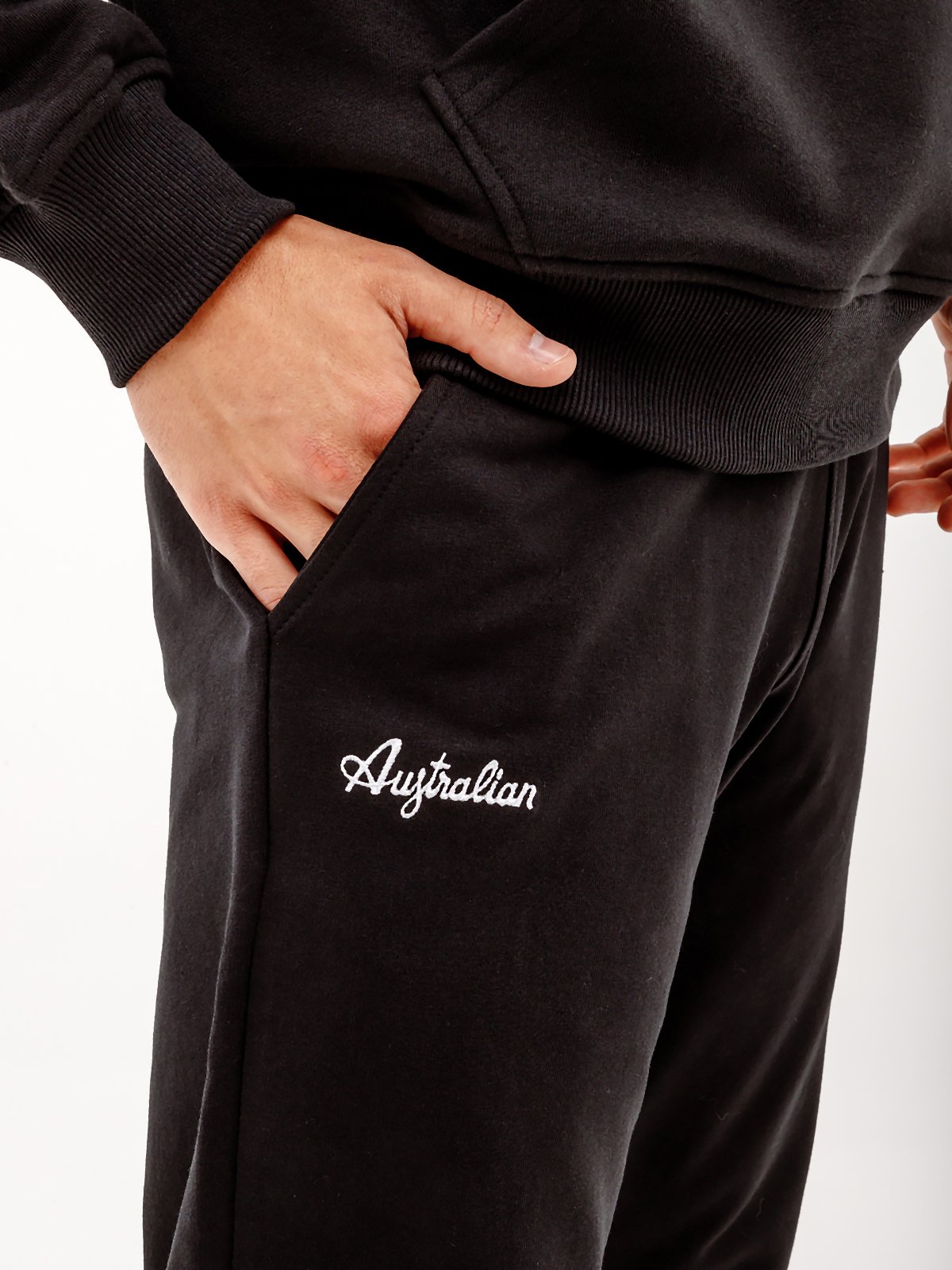 Штани AUSTRALIAN ESSENTIAL FLEECE PANTS RIB BOTTOM 2XL, фото №3