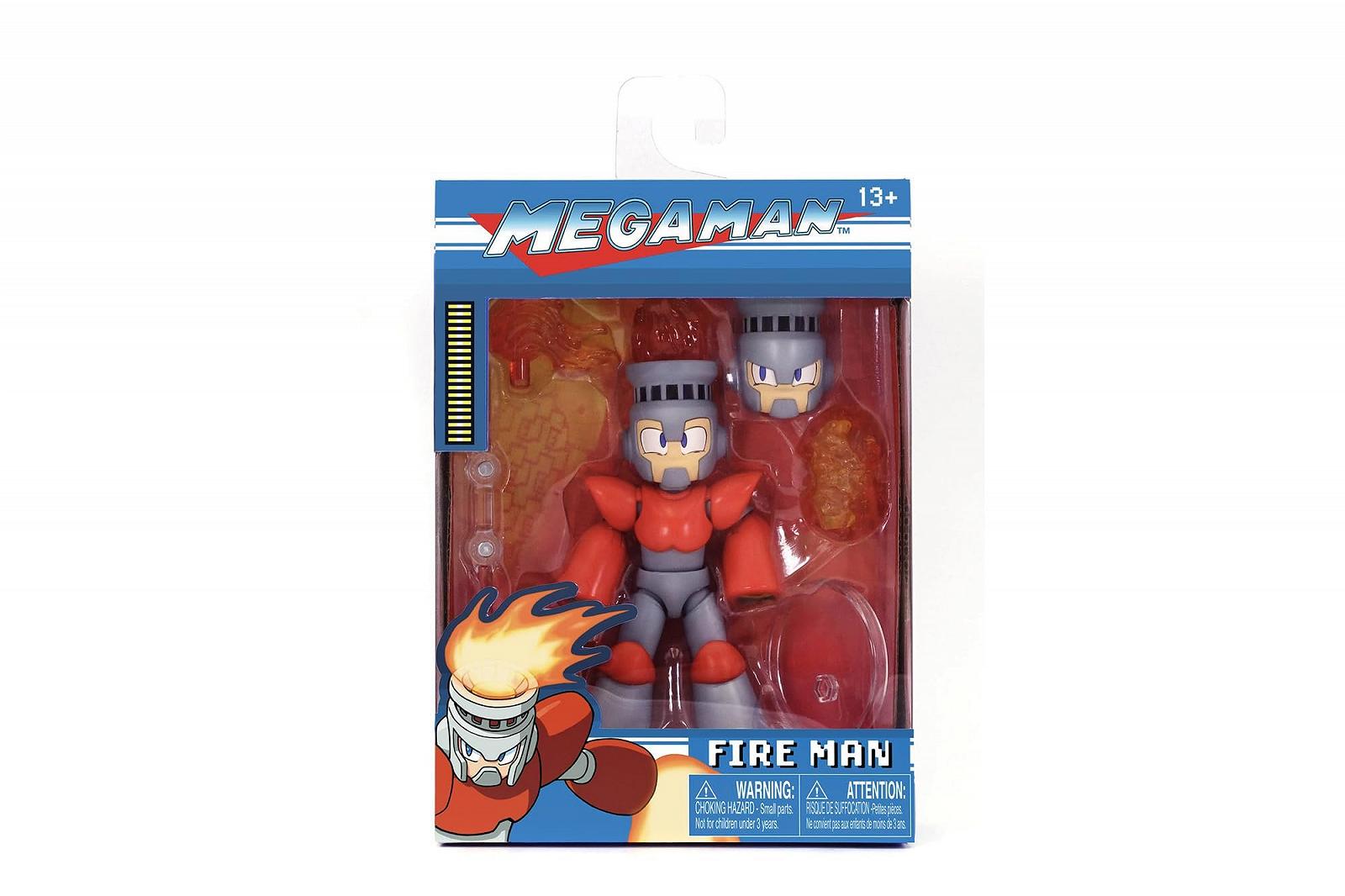 Фігурка Jada Toys Mega Man FIRE Man, 11,5 см - рухома колекційна фігурка з серії відеоігор Megaman з альтернативною головою, руками та аксесуарами, фото №7