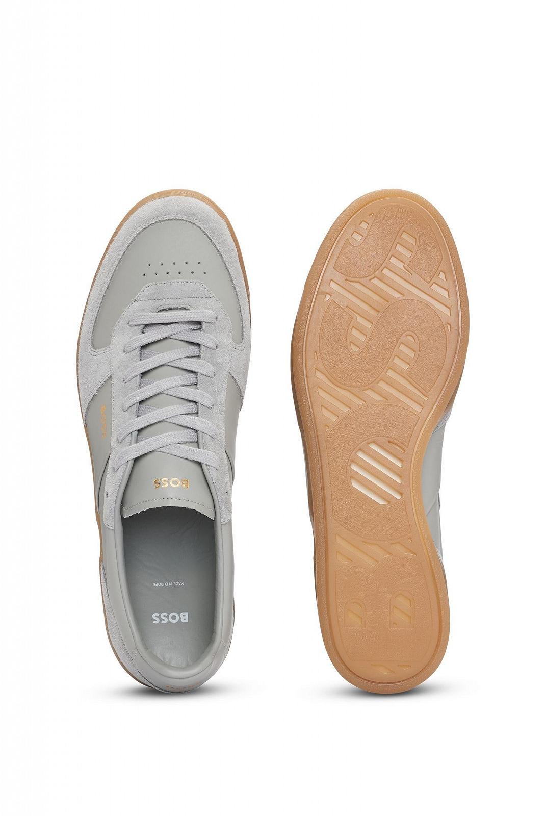 Кросівки BOSS Brandon Tenn Замша та Шкіра з Логотипом, фото №5 Кросівки BOSS Brandon Tenn Замша та Шкіра з Логотипом, фото №5