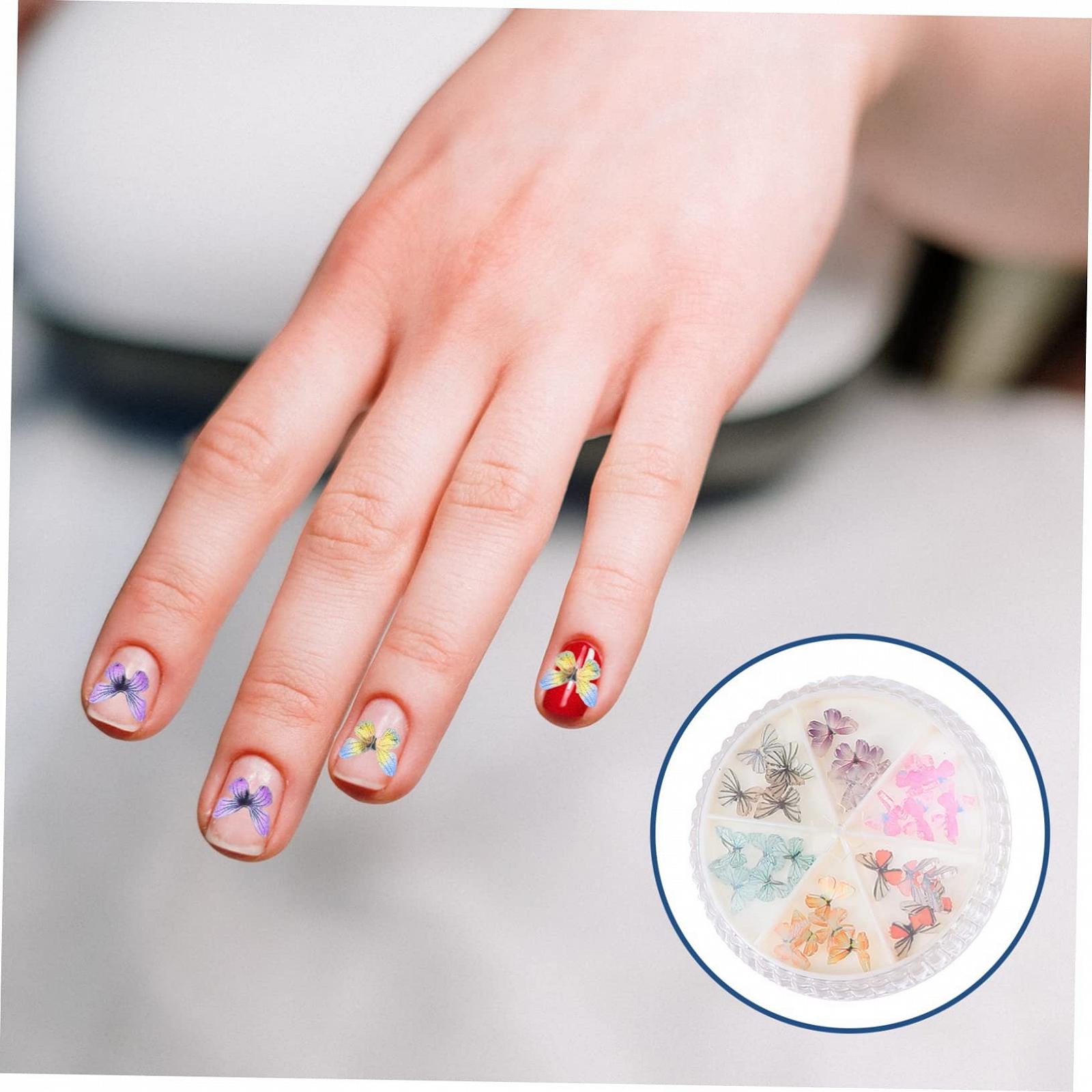 Прикраса для нігтів Метелик Healeved Діаманти Стрази Метелик, фото №2