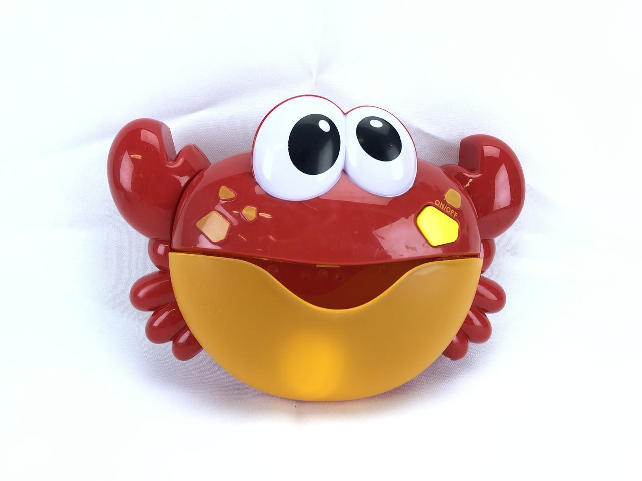 Музыкальный Bubble Crab игрушка для ванны пенообразователь Краб, фото №3