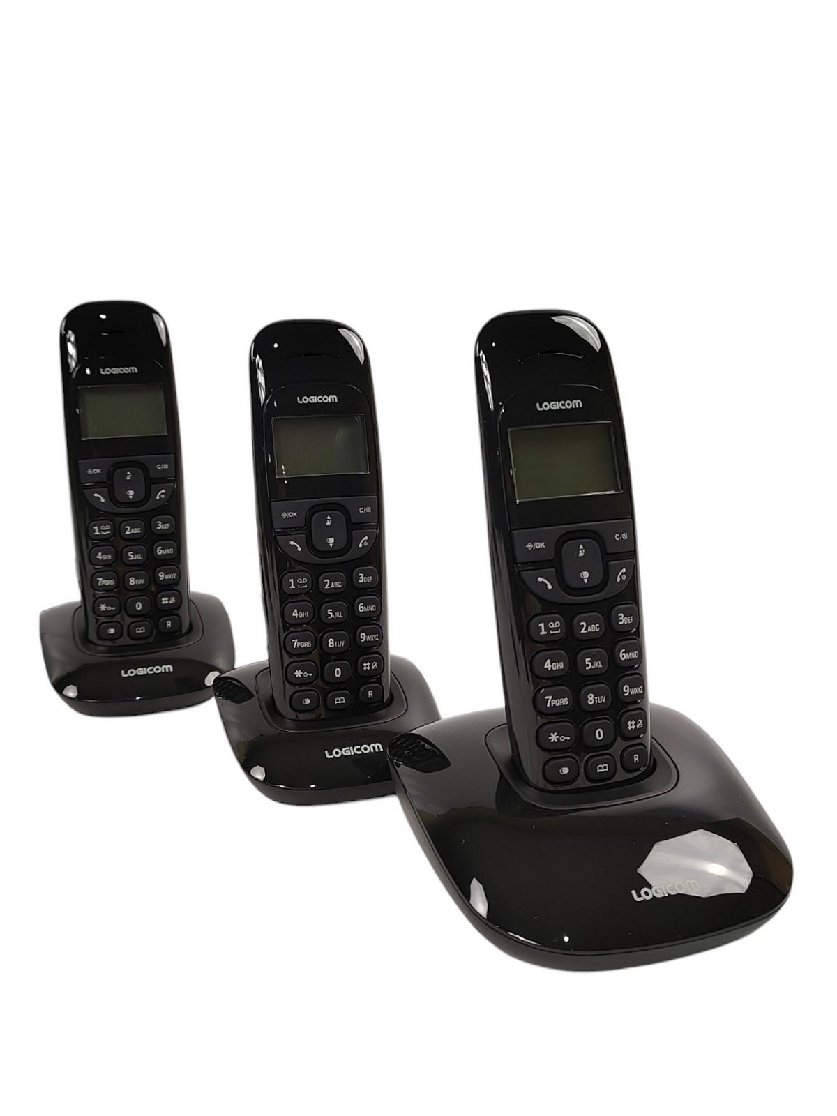 Стаціонарний телефон LOGICOM SOLY 300 TRIO Чорний (3483073008789), фото №2