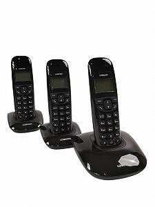 Стаціонарний телефон LOGICOM SOLY 300 TRIO Чорний (3483073008789) synthetic.ua - Фото 1