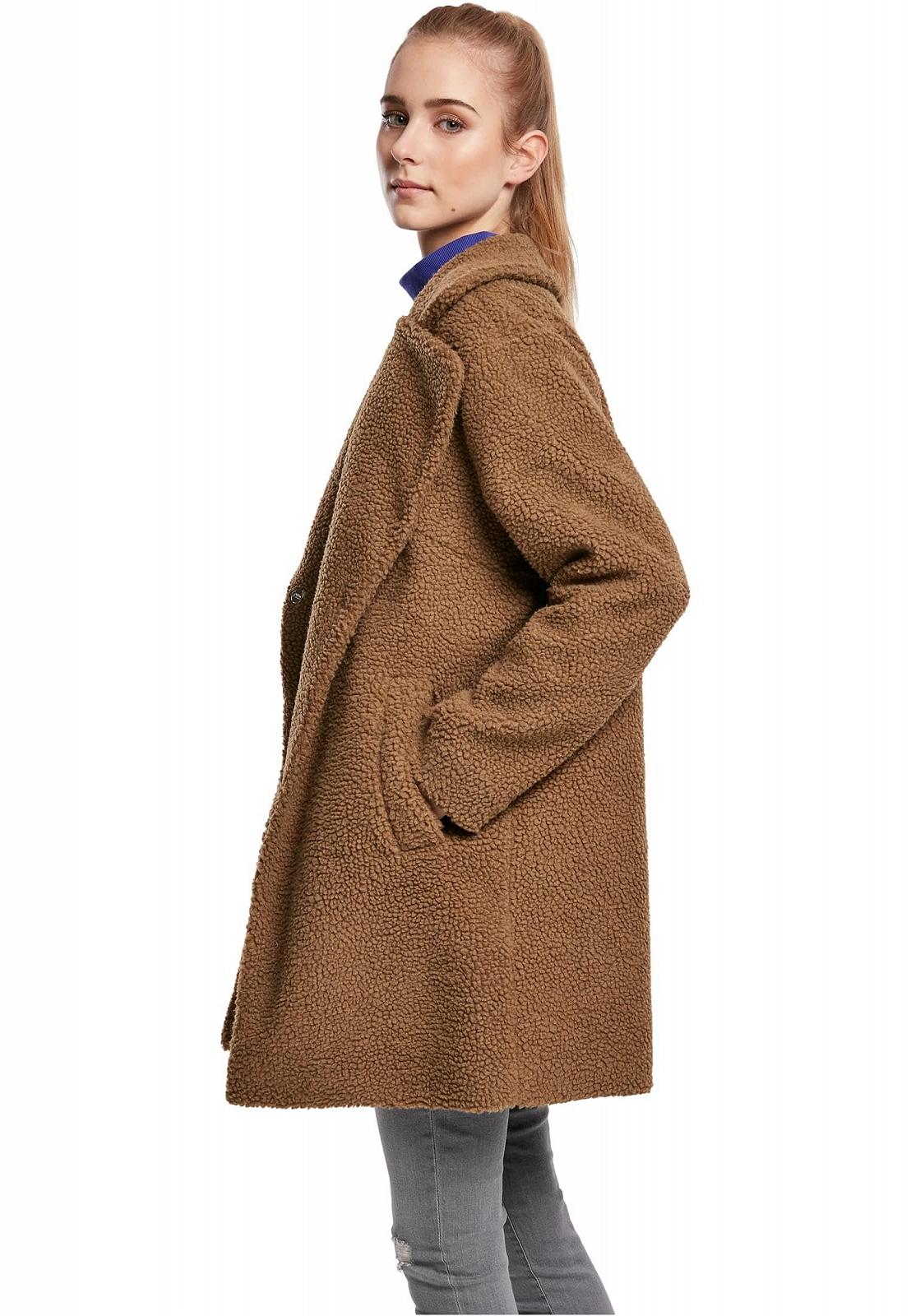 Зимняя куртка Urban Classics Женская куртка Oversized Sherpa с застежкой на крючки и петли Размер от, фото №3 Зимняя куртка Urban Classics Женская куртка Oversized Sherpa с застежкой на крючки и петли Размер от, фото №3