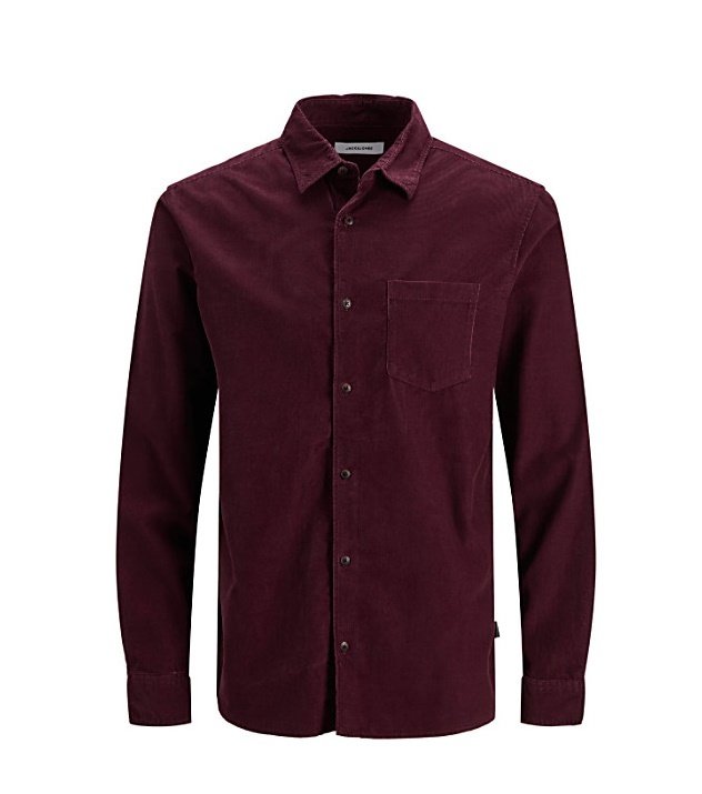 Рубашка Jack&Jones 12174067 PortRoyale Бордовый L, фото №1