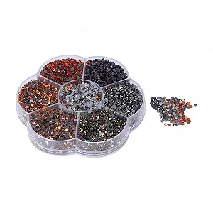 Стразы Круглые 607-3 семь цветов, 10080 шт synthetic.ua - Фото 1