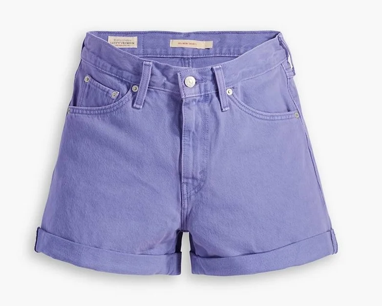 Жіночі шорти Levis - Rolled 80S Mom Shorts Dusty Persian Viol - 25, фото №6