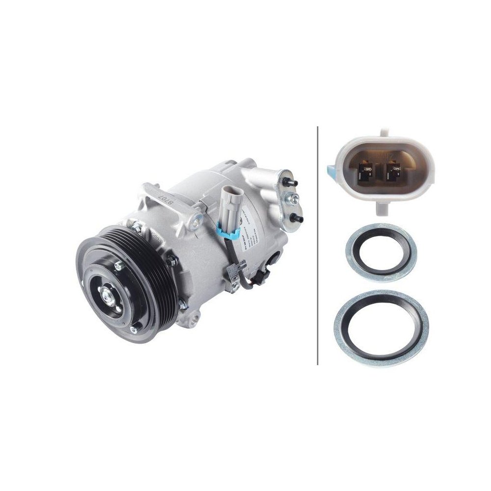 Компрессор кондиционера HELLA 8FK 366 200-471, фото №1