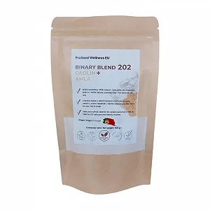 Маска для обличчя Каолін Біла Глина + Амла Binary Blend 202, 100г - Фото 1