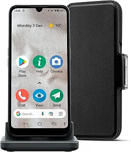 Смартфон Doro 8100 Plus 4G 6.1'' Triple camera Black - Фото 1