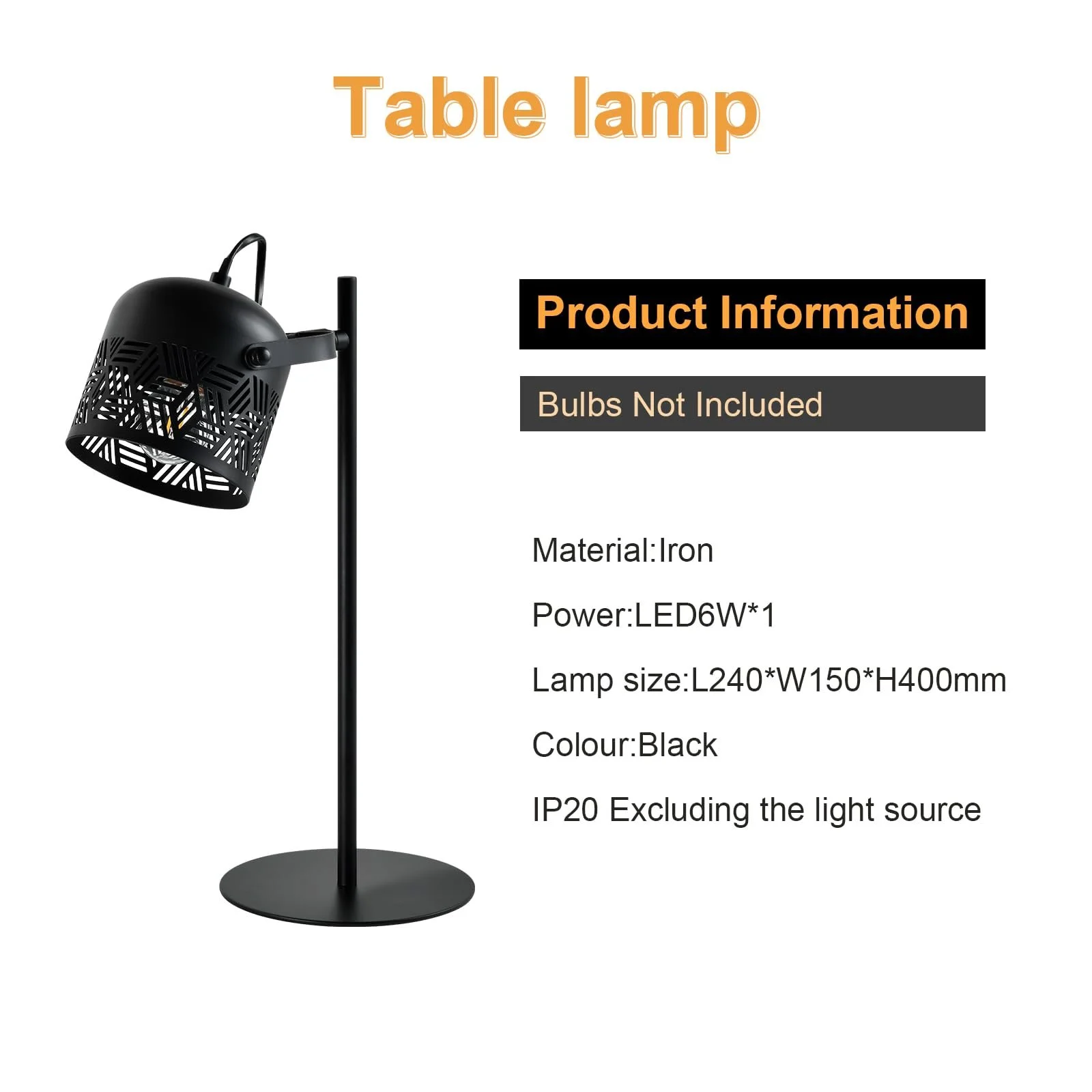 Настільна LED лампа LQWELL Retro Palace Style E27 металева, фото №2